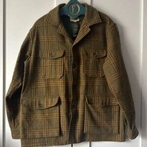 Vintage Plaid Woolrich Wool Chore Coat - 44 (L)